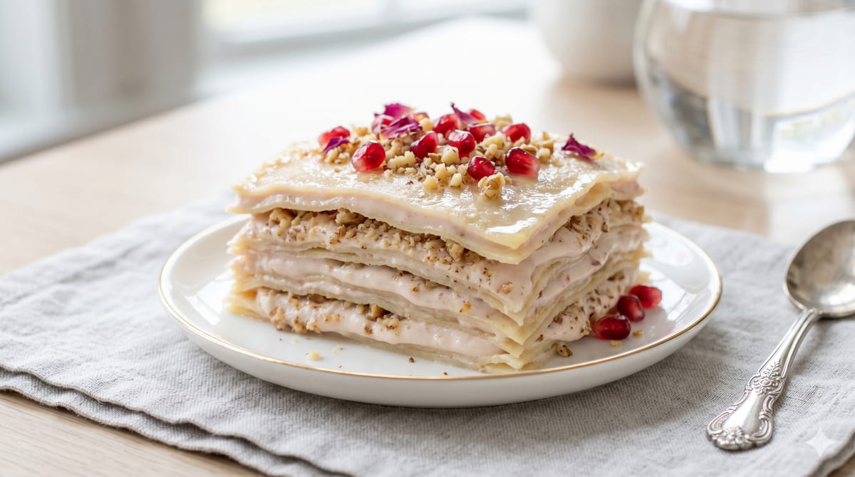 Rose Milk Pudding