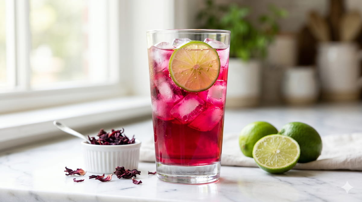 Iced Hibiscus Tea
