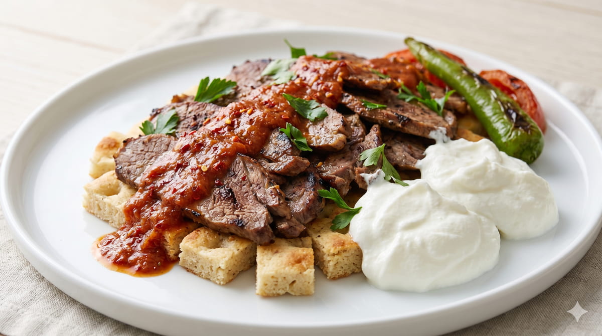 Iskender Kebab Style Ground Beef