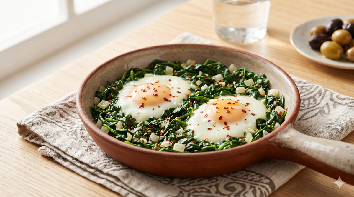 Spinach and Eggs