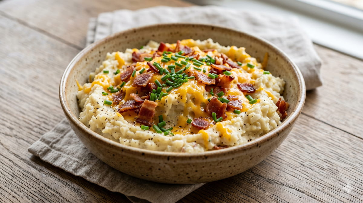 Loaded Cauliflower Mash