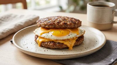 Keto McMuffin (Sausage Patty Bun)