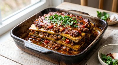 Turkish Eggplant Moussaka