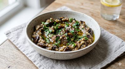 Roasted Eggplant Salad