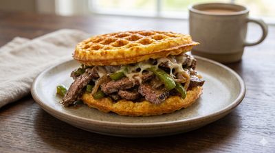 Steak & Cheese Keto Sandwich