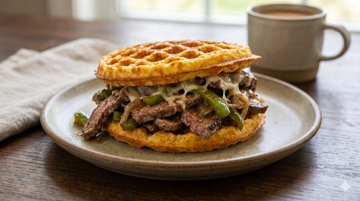 Steak & Cheese Keto Sandwich