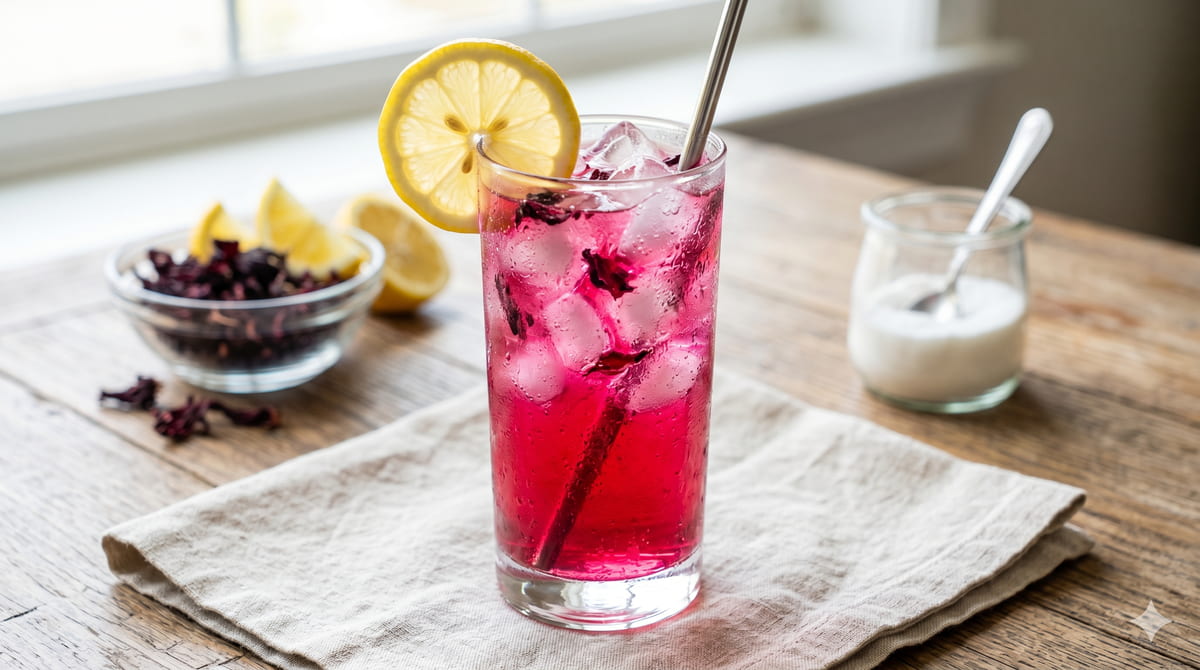 Pink Hibiscus Lemonade