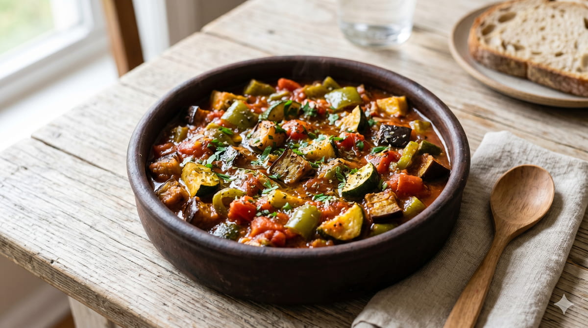 Turkish Vegetable Stew - Shakshuka Style