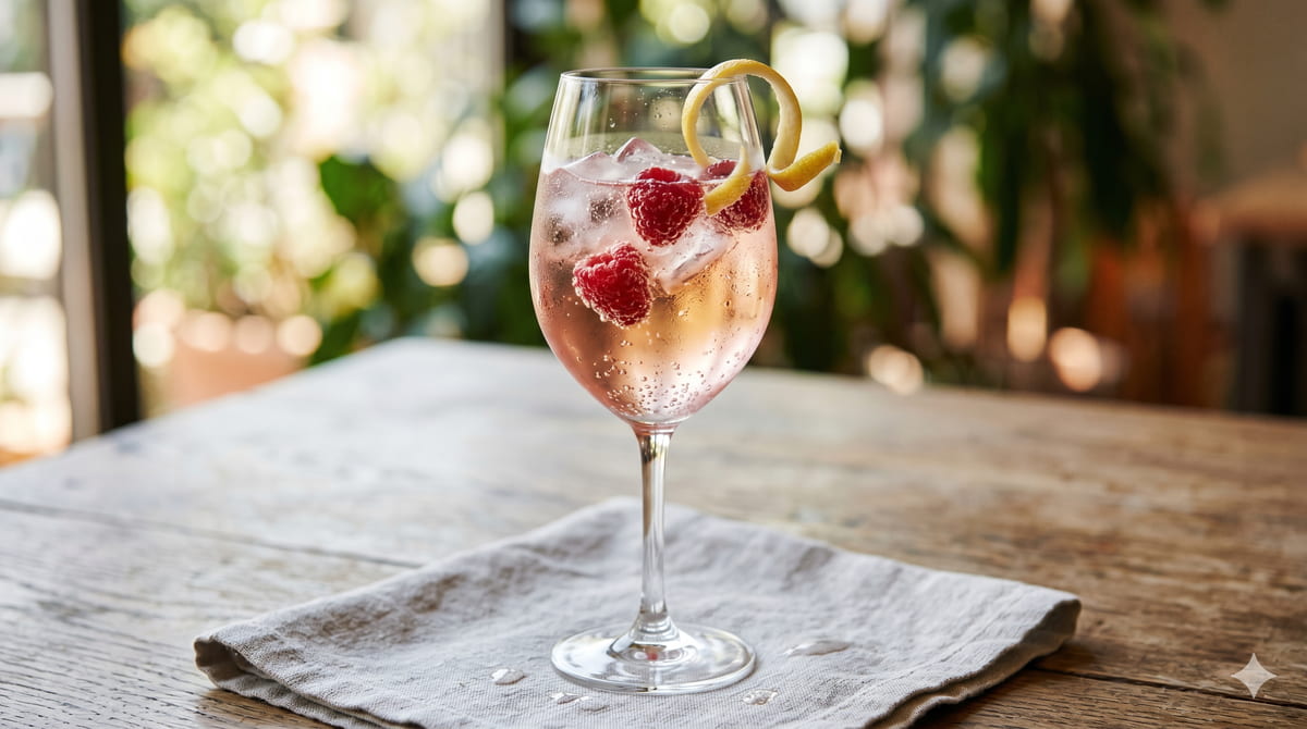 Sparkling Rosé Spritzer