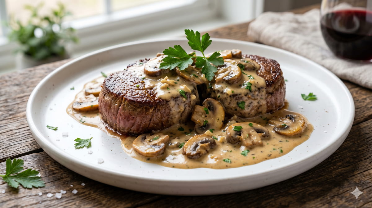 Keto Steak Diane