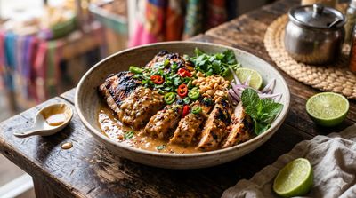 Keto Thai Peanut Chicken