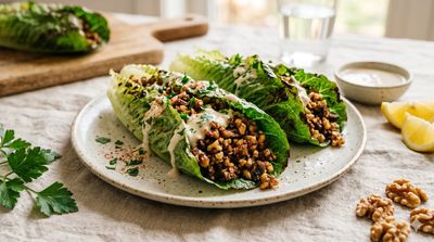 Keto Vegan Kebab Wraps