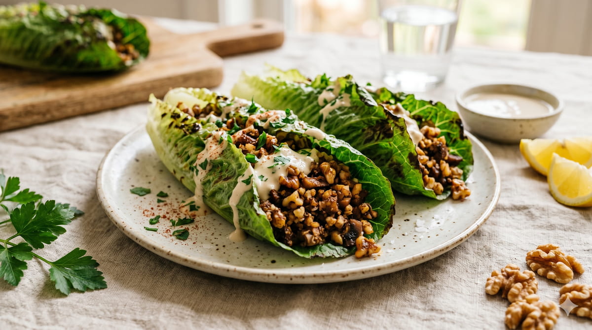Keto Vegan Kebab Wraps