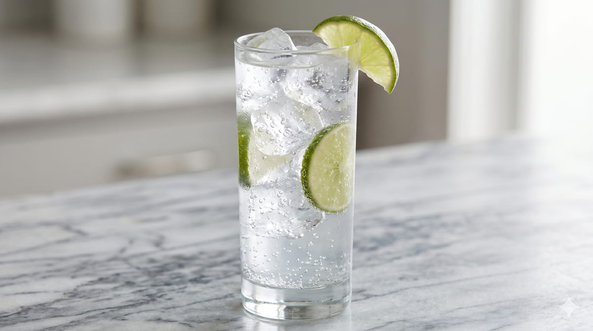 Skinny Vodka Lime Soda