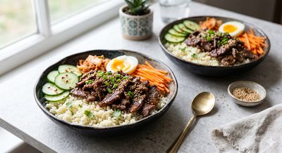 Korean BBQ Beef Bowls