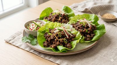 Korean Beef Lettuce Bowl