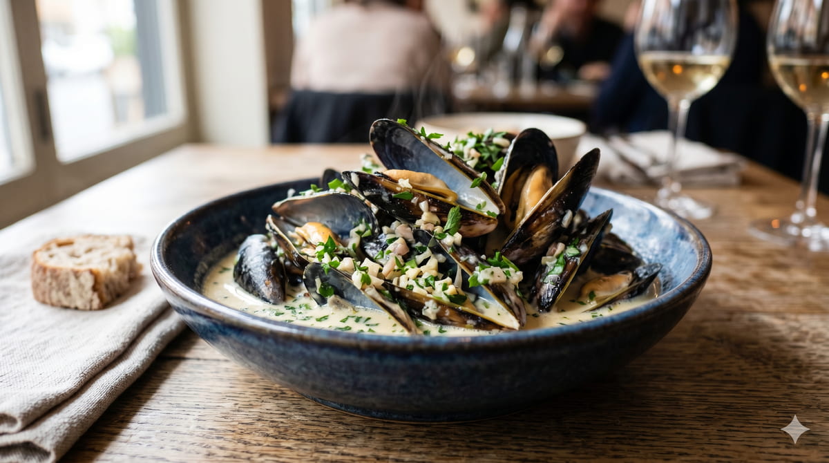Creamy Mussels