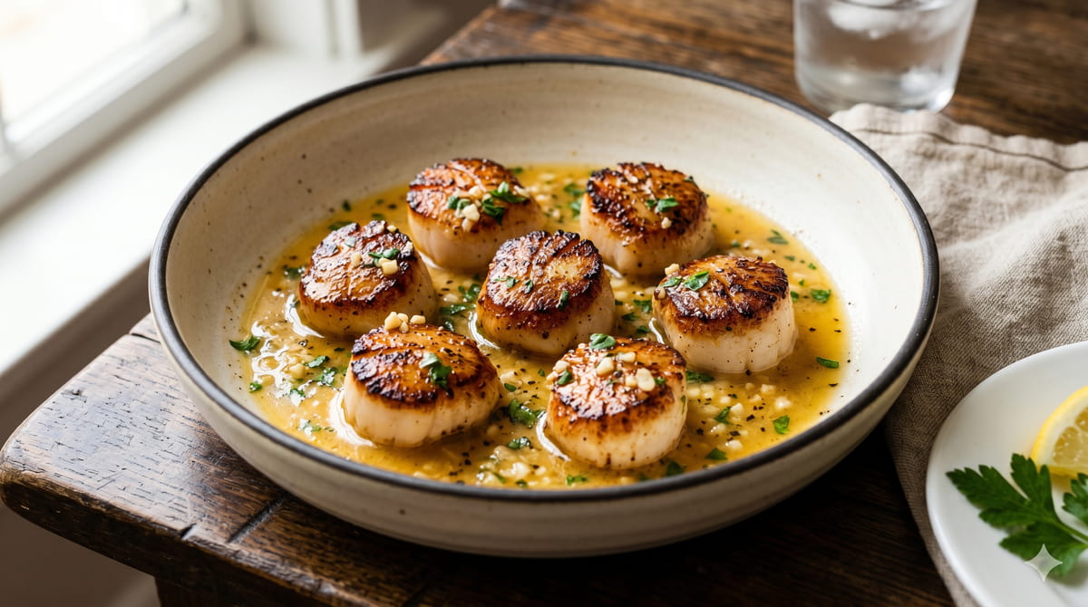 Lemon Butter Scallops
