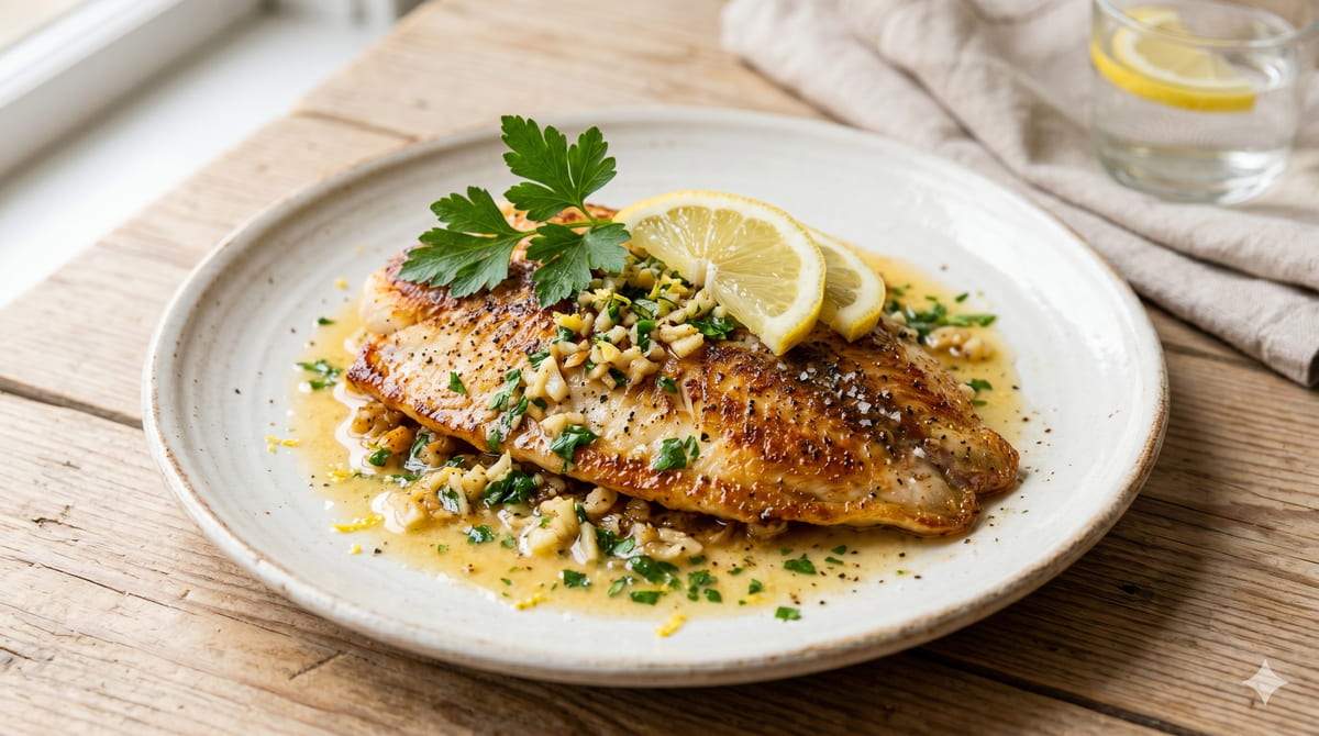 Lemon Garlic Tilapia