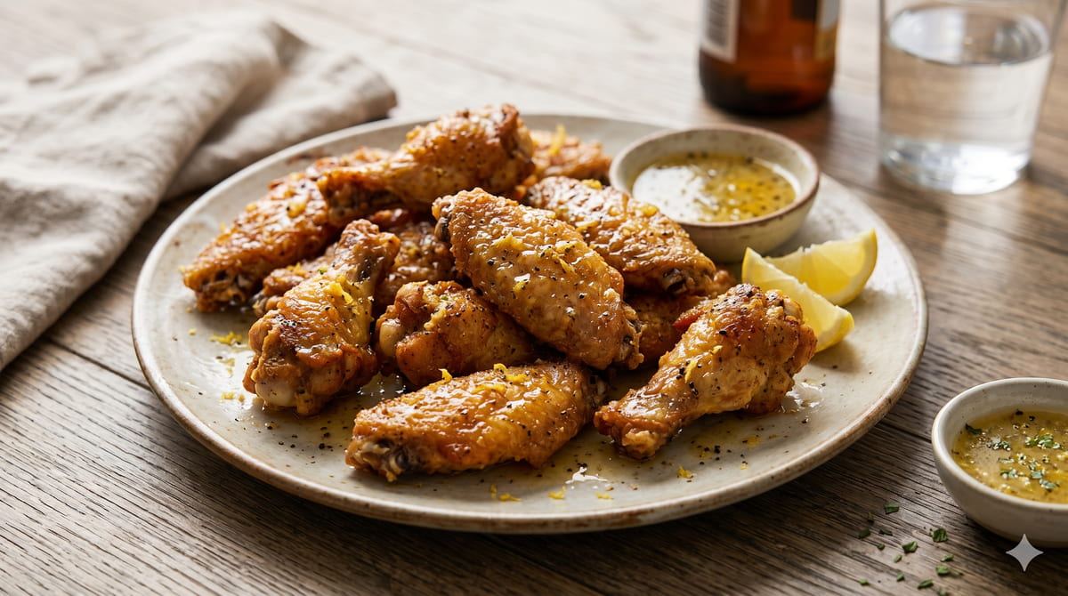 Lemon Pepper Chicken Wings