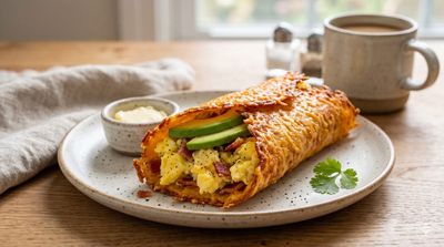 Loaded Keto Breakfast Wrap