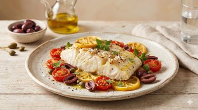 Mediterranean Roasted Cod