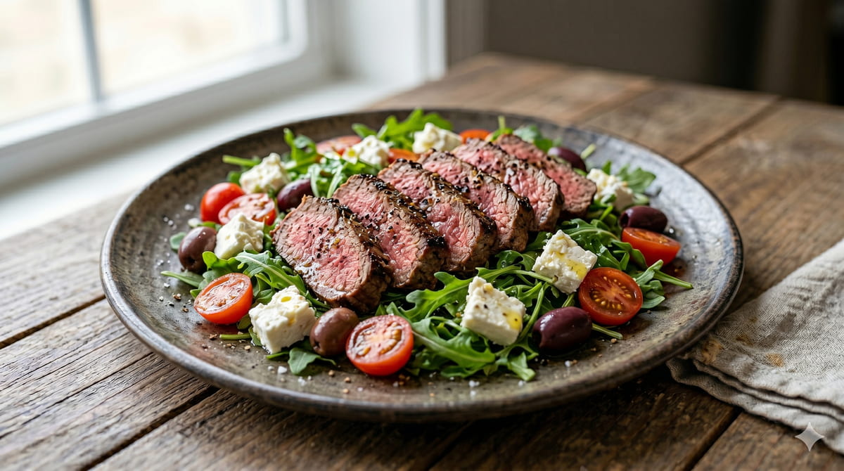 Mediterranean Beef Tenderloin Salad