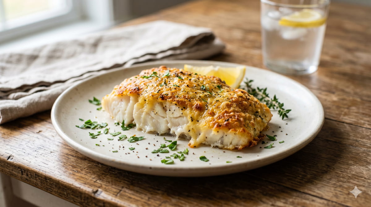 Parmesan Baked Cod