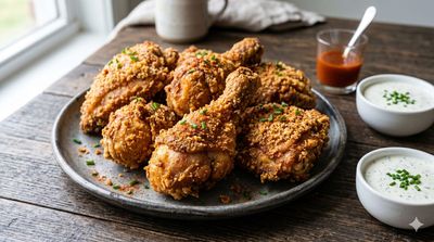 Pork Rind Fried Chicken
