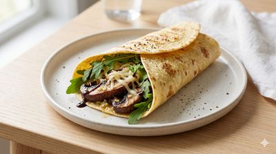 Portobello Garlic Butter Wrap