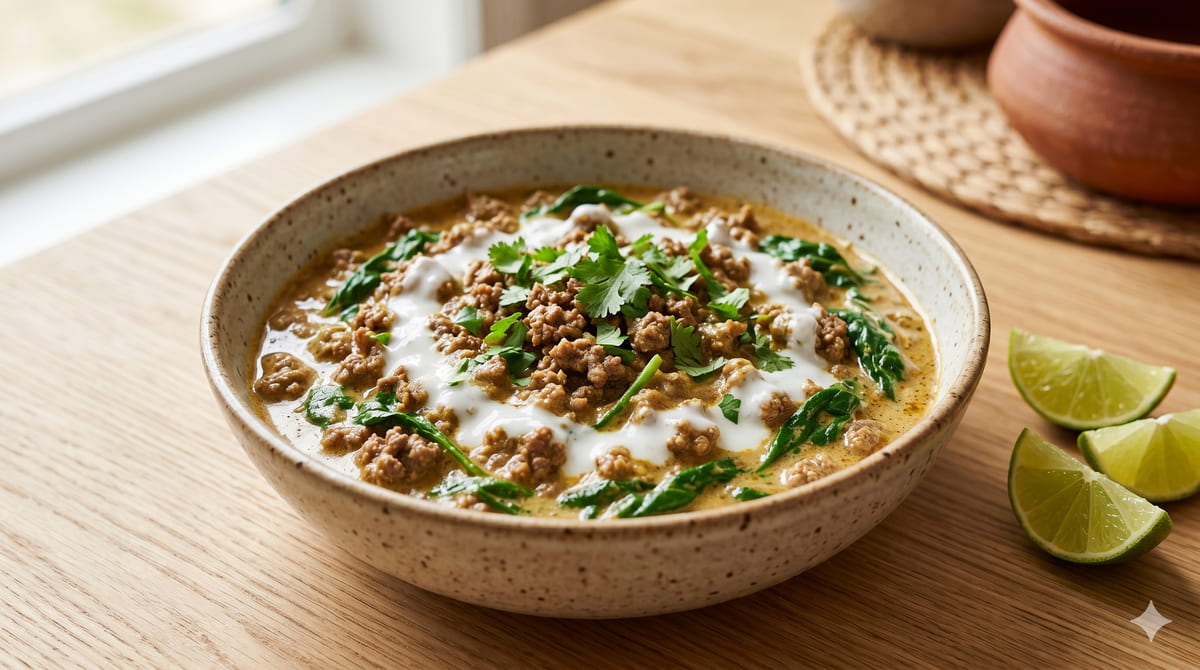 Quick Keto Curry Bowl
