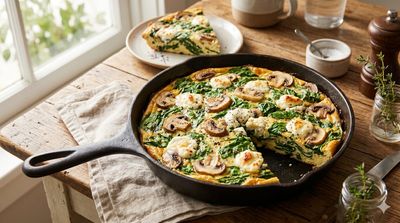 Spinach Mushroom Frittata