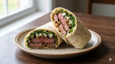 Steak & Bleu Cheese Wrap