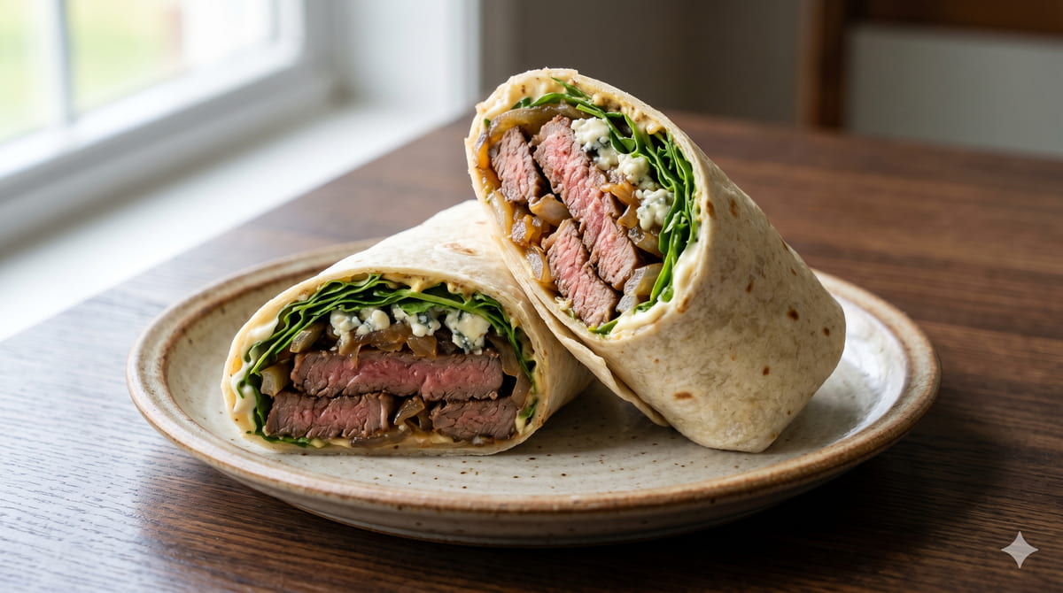 Steak & Bleu Cheese Wrap