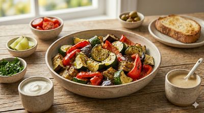 Tahini Roasted Vegetables