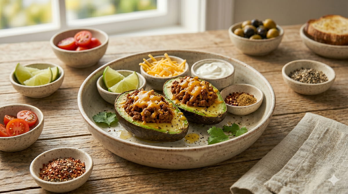 Tex-Mex Baked Avocados