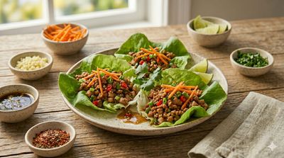 Thai Chicken Lettuce Wraps