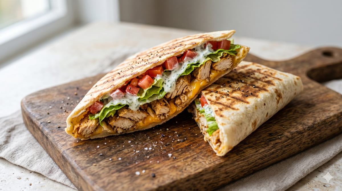 Folded Tortilla Kebab Hack