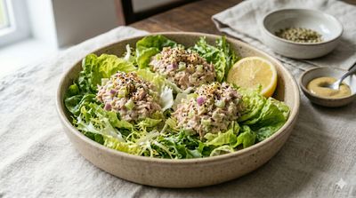 Tuna Mayo Lettuce Salad