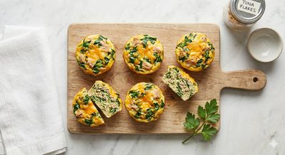 Tuna & Spinach Egg Bites