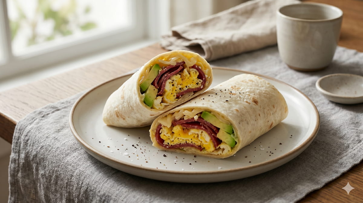 Turkish Breakfast Wrap