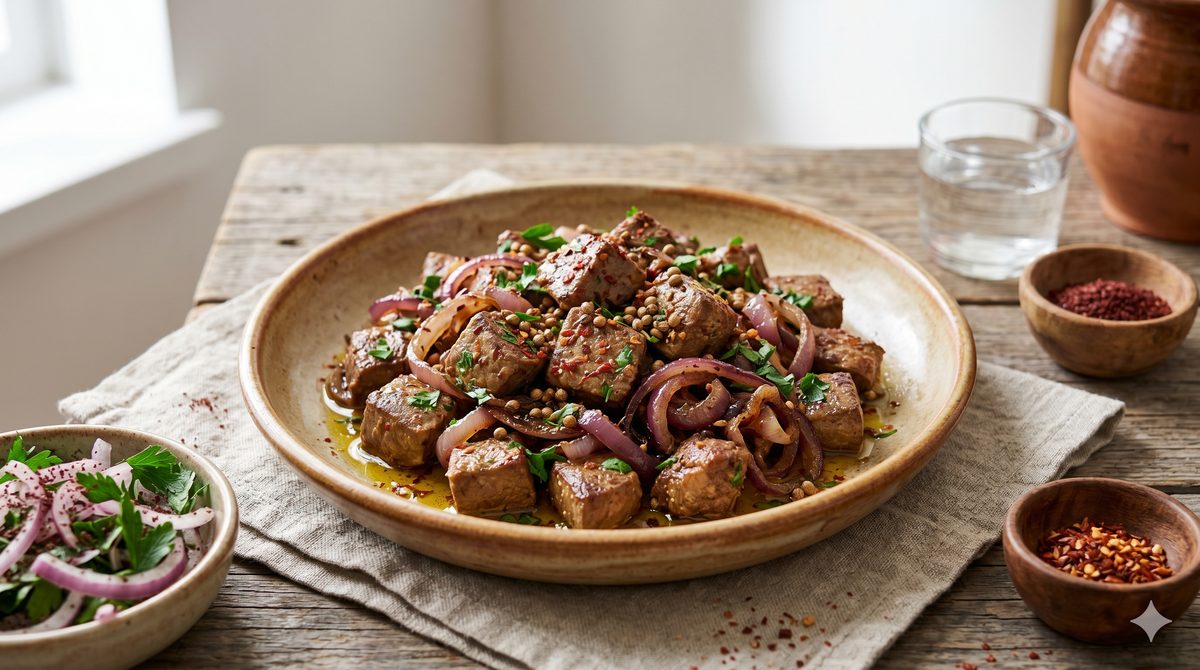 Albanian-Style Liver