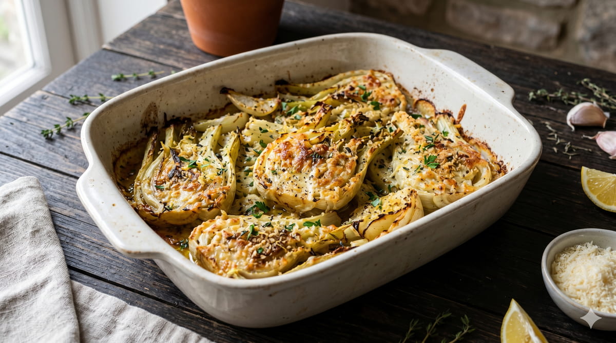 Baked Fennel with Parmesan