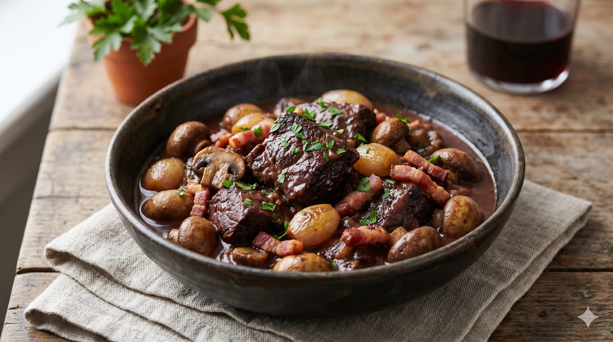 Beef Cheek Bourguignon