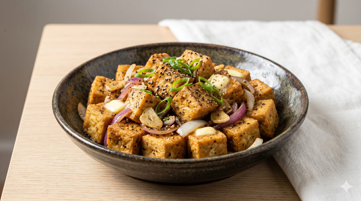 Black Pepper Tofu