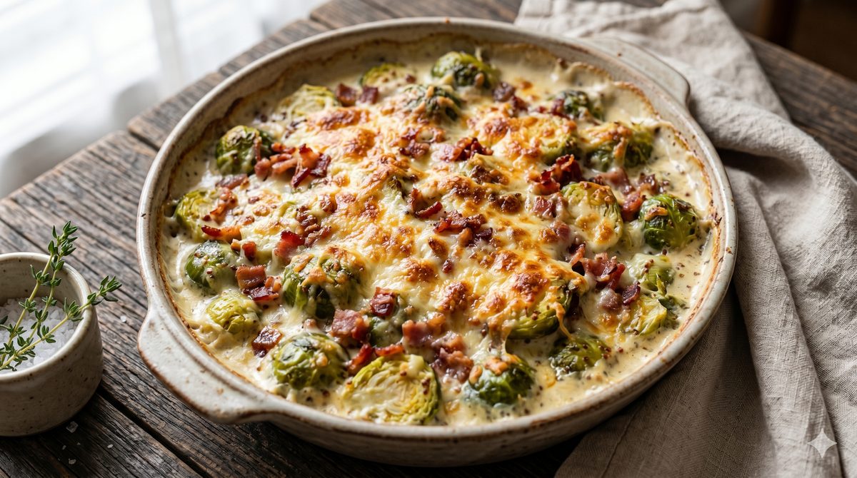 Brussel Sprouts Gratin