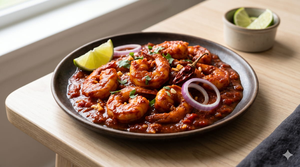 Camarones a la Diabla