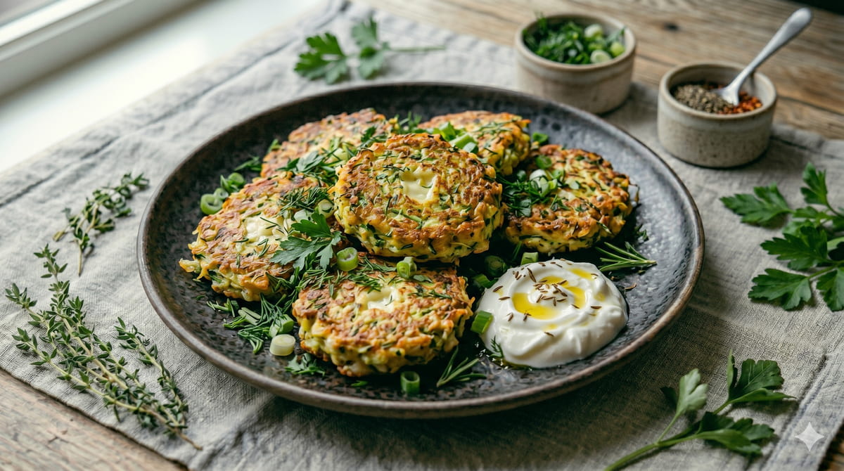 Walnut Cheese Fritters