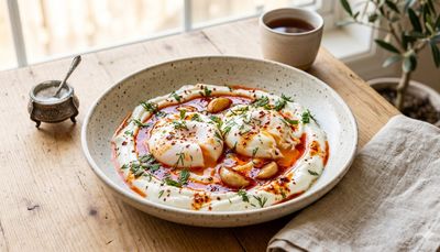 Turkish Poached Eggs Twist