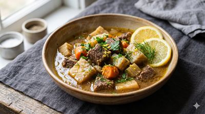 Beef & Celery Root Stew